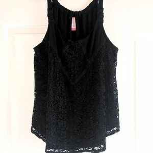 No Boundaries Black Lace Camisole